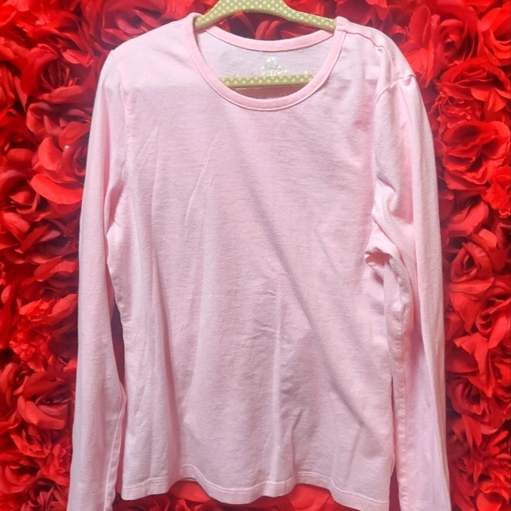 Children's Place Girls Size 10/12 Pink Long Sleeve Shirt